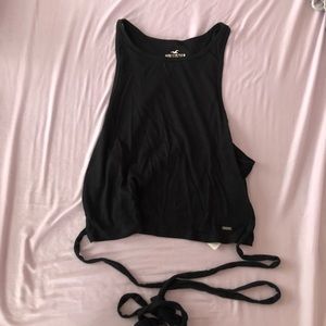Hollister cross tank top